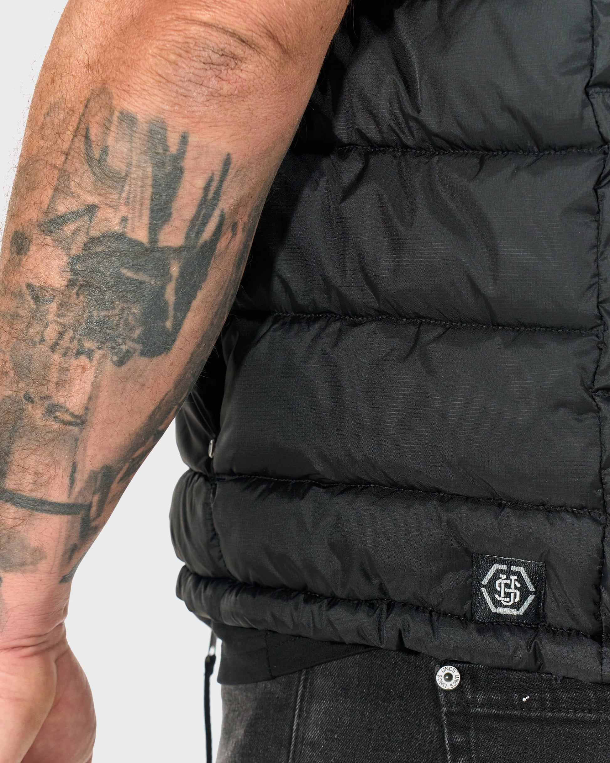 FLINT II Men's Vest BLACK/ORANGE