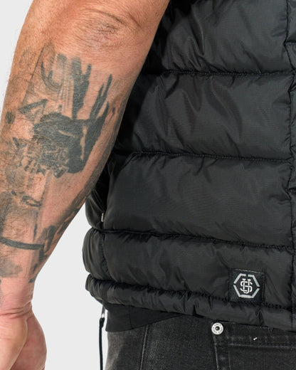 FLINT II Men's Vest BLACK/ORANGE