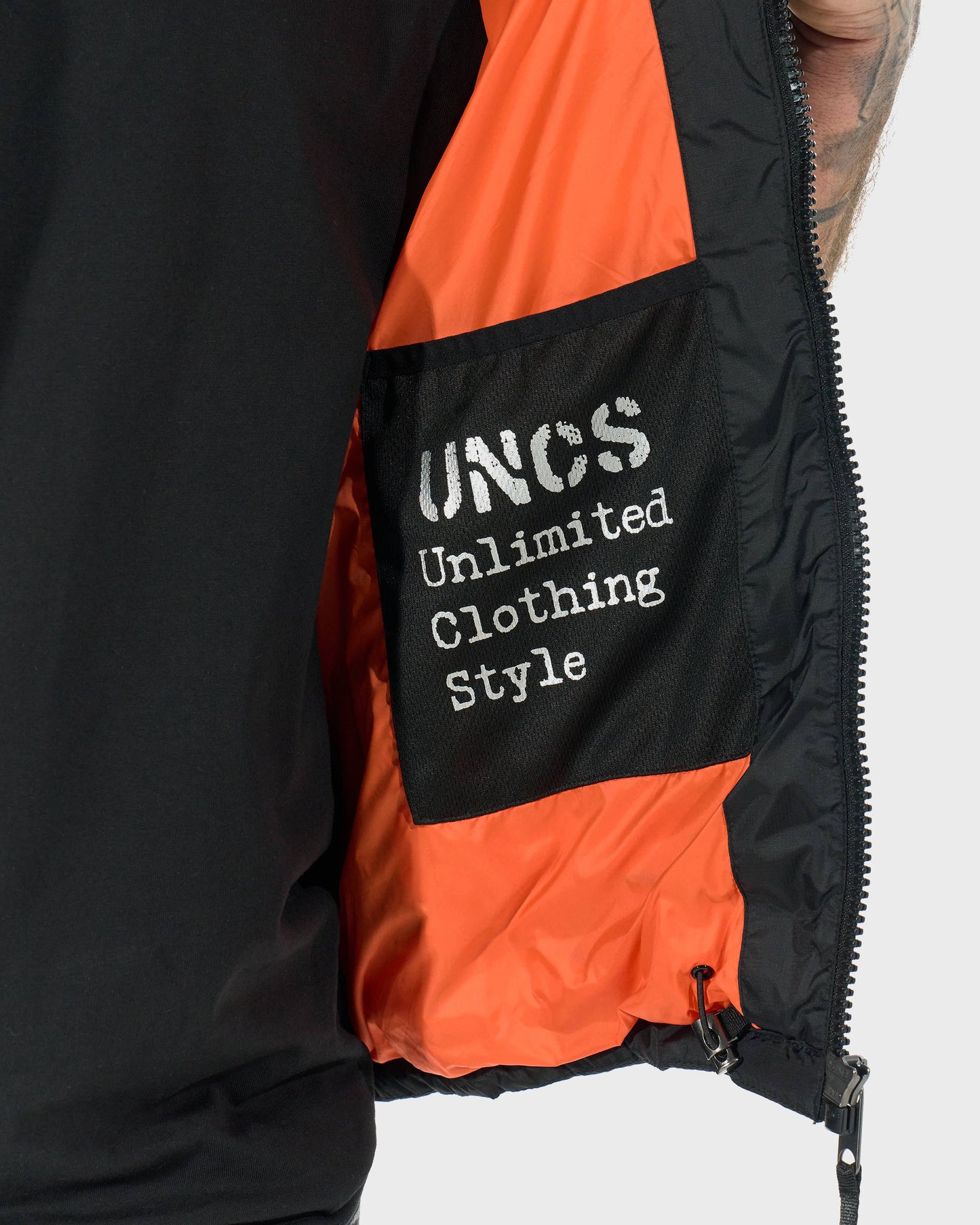 FLINT II Men's Vest BLACK/ORANGE