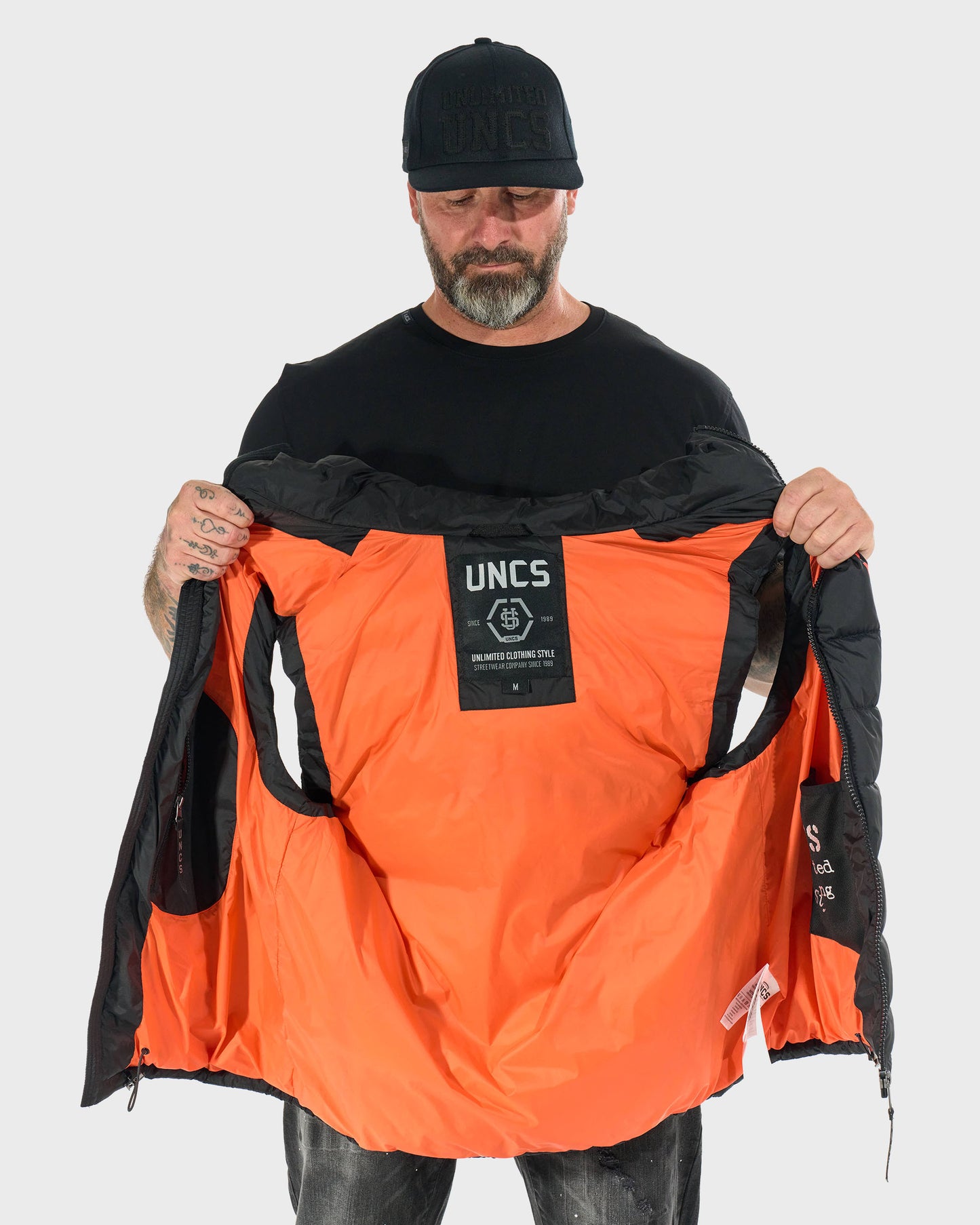 FLINT II Men's Vest BLACK/ORANGE