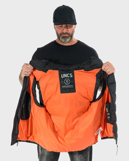 FLINT II Men's Vest BLACK/ORANGE