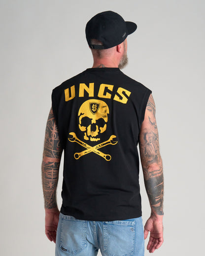 WRENCH Men's T-Shirt BLACK/YELLOW