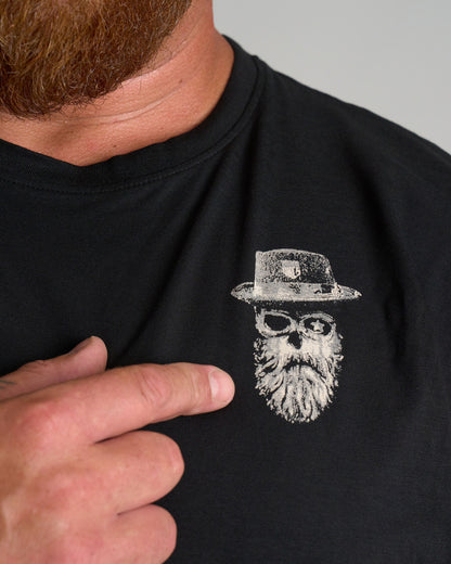 HIPSTER V Men's T-Shirt BLACK