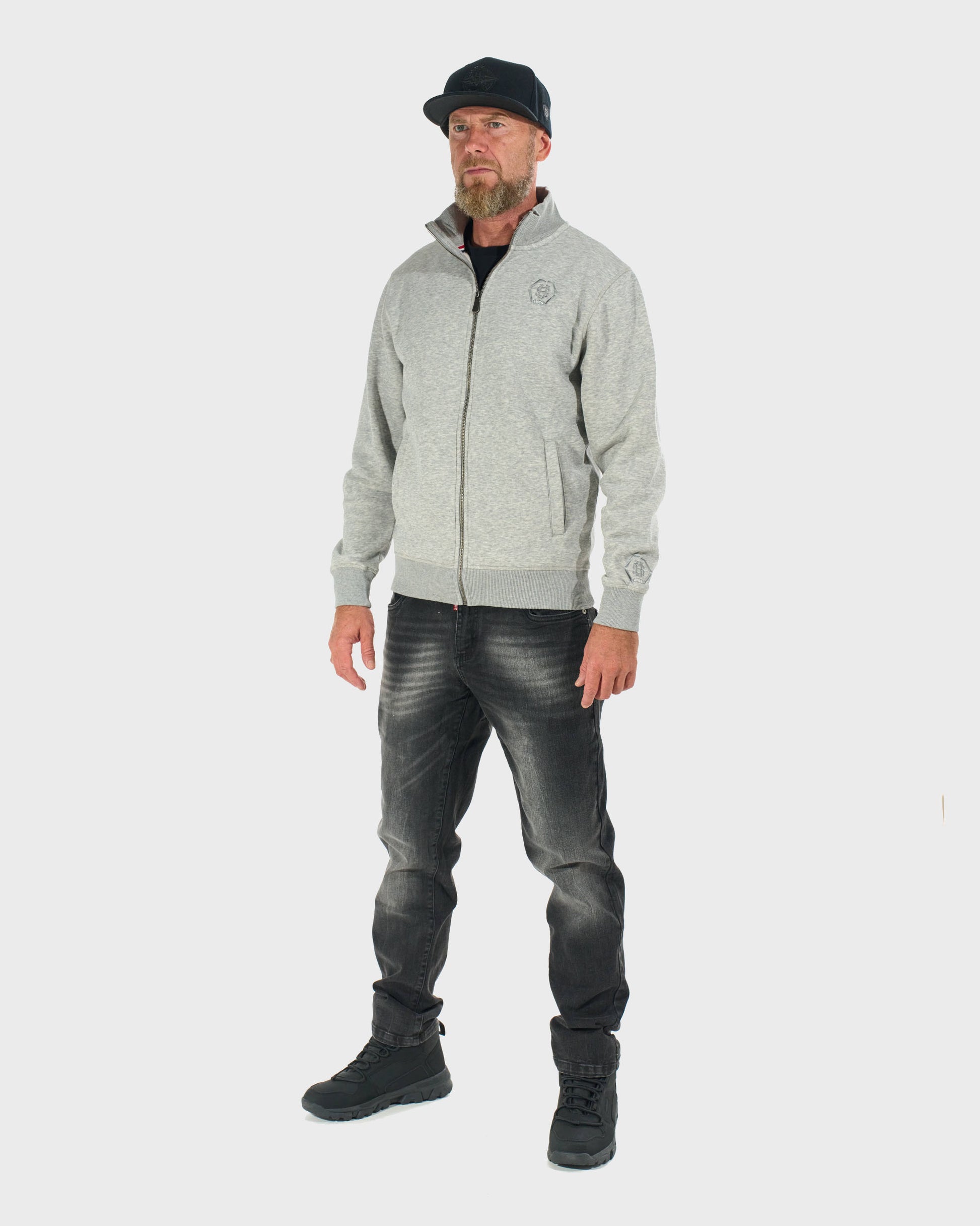 HEXAGON Men's Sweatshirt GREY