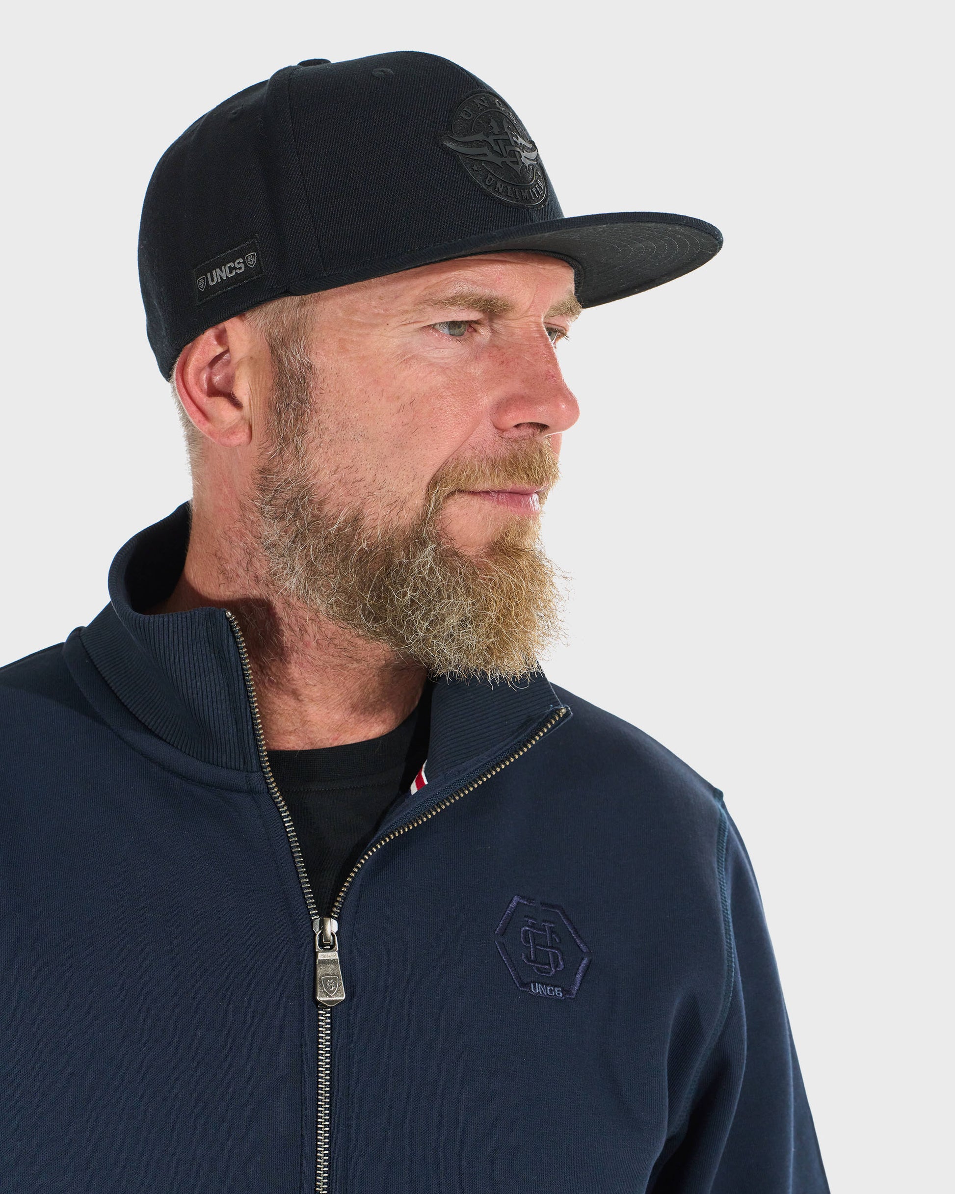 HEXAGON Men's Sweatshirt DARK BLUE