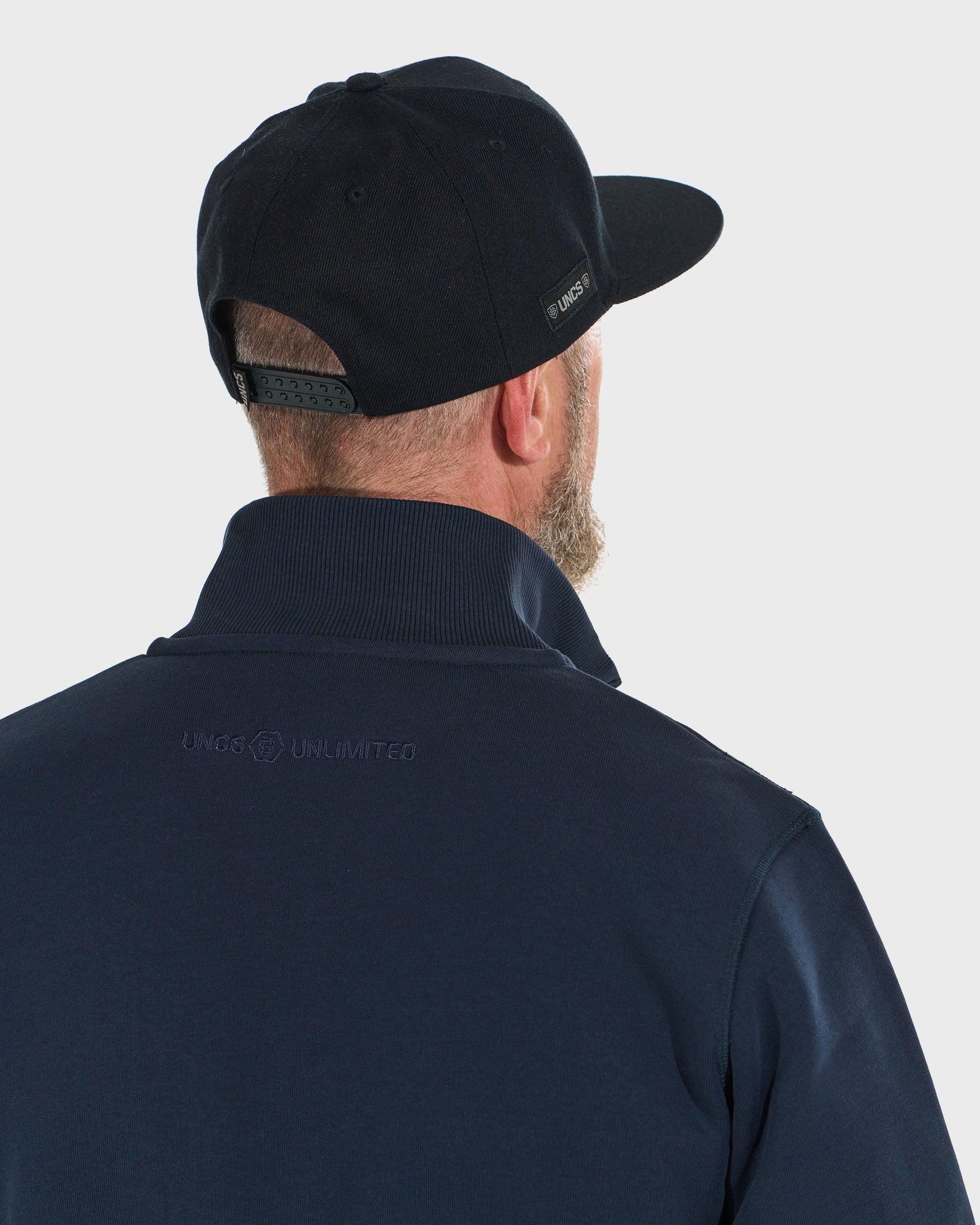 HEXAGON Men's Sweatshirt DARK BLUE