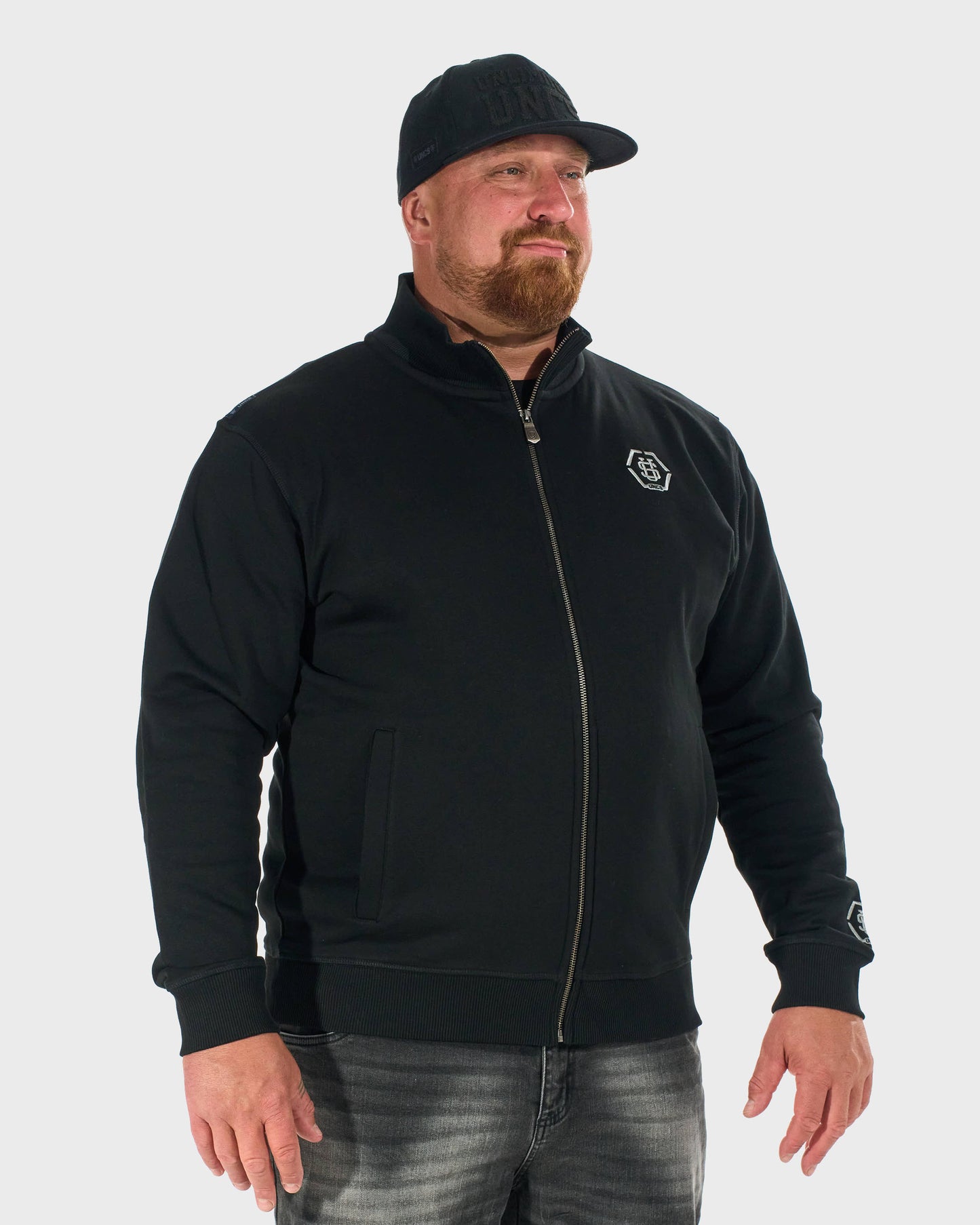 HEXAGON Men's Sweatshirt BLACK