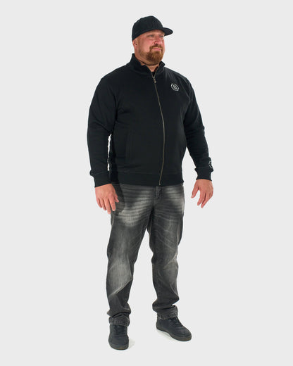 HEXAGON Men's Sweatshirt BLACK