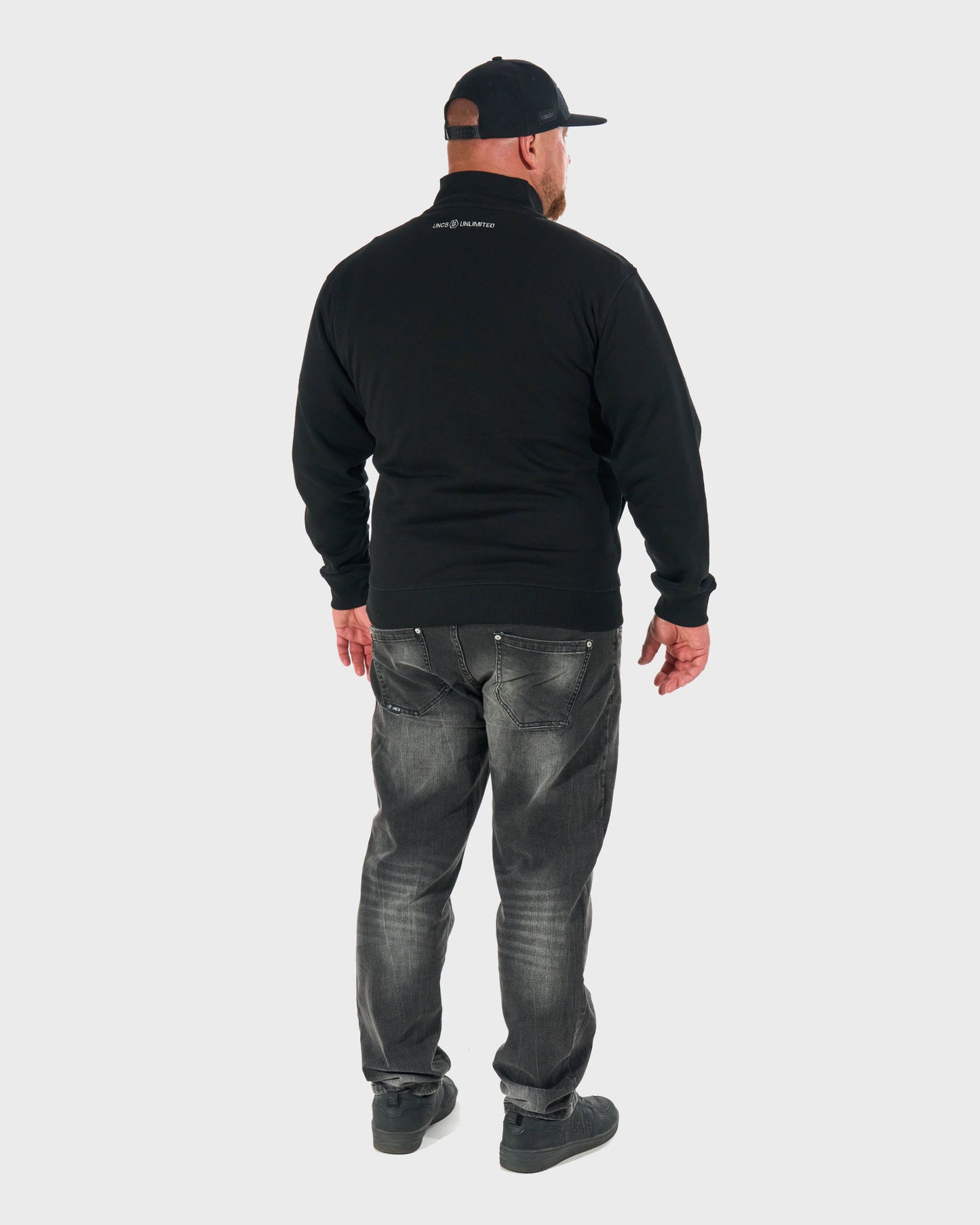 HEXAGON Men's Sweatshirt BLACK