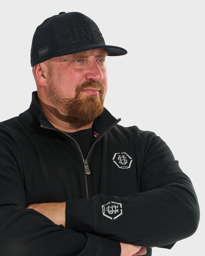 HEXAGON Men's Sweatshirt BLACK