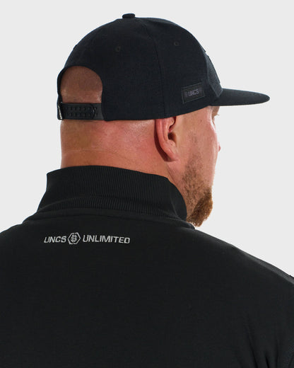 HEXAGON Men's Sweatshirt BLACK