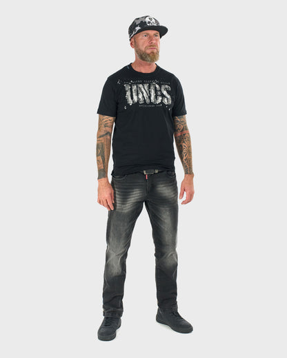 RODNEY III Men's T-Shirt BLACK/GREY