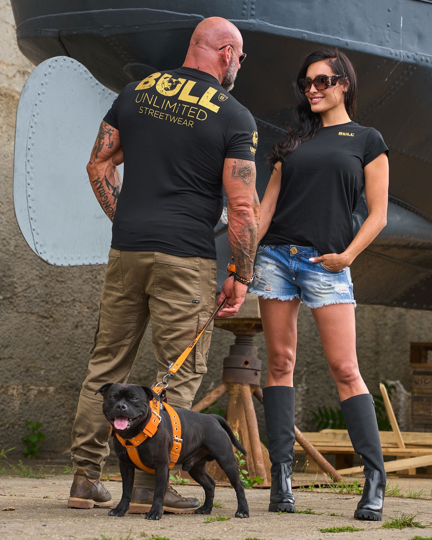 BULL II Men's T-Shirt BLACK