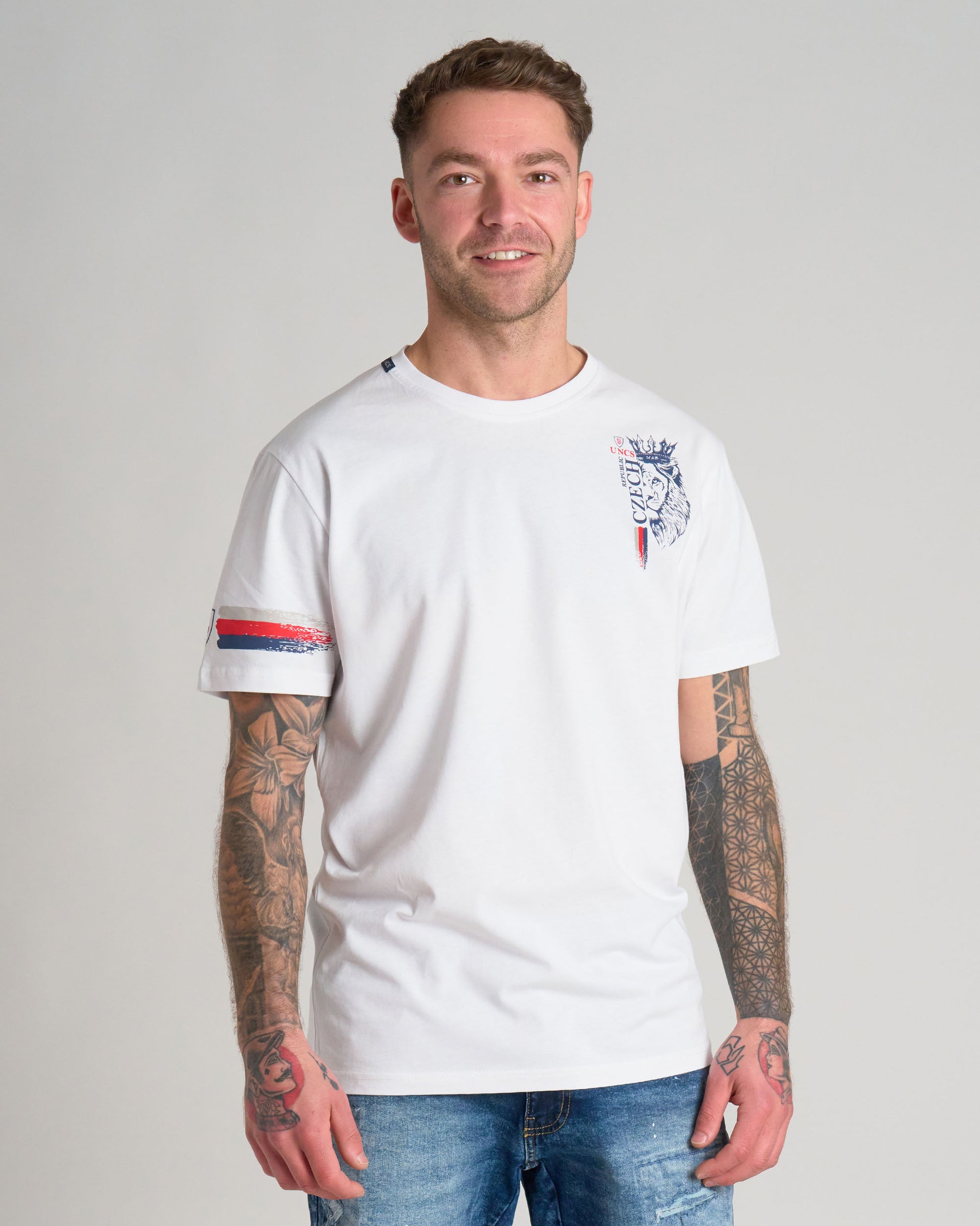CZECH REPUBLIC III Men's T-Shirt WHITE