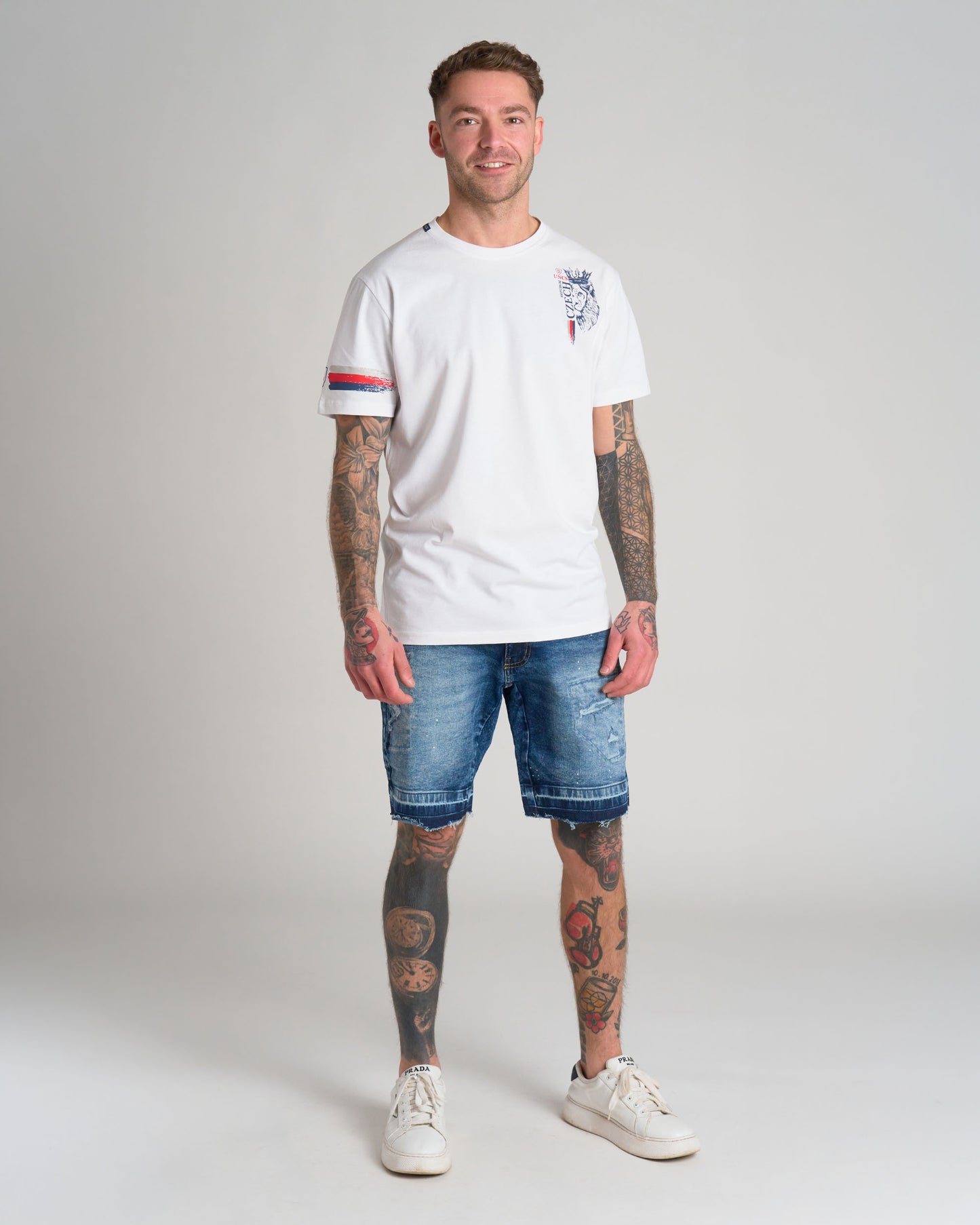 CZECH REPUBLIC III Men's T-Shirt WHITE