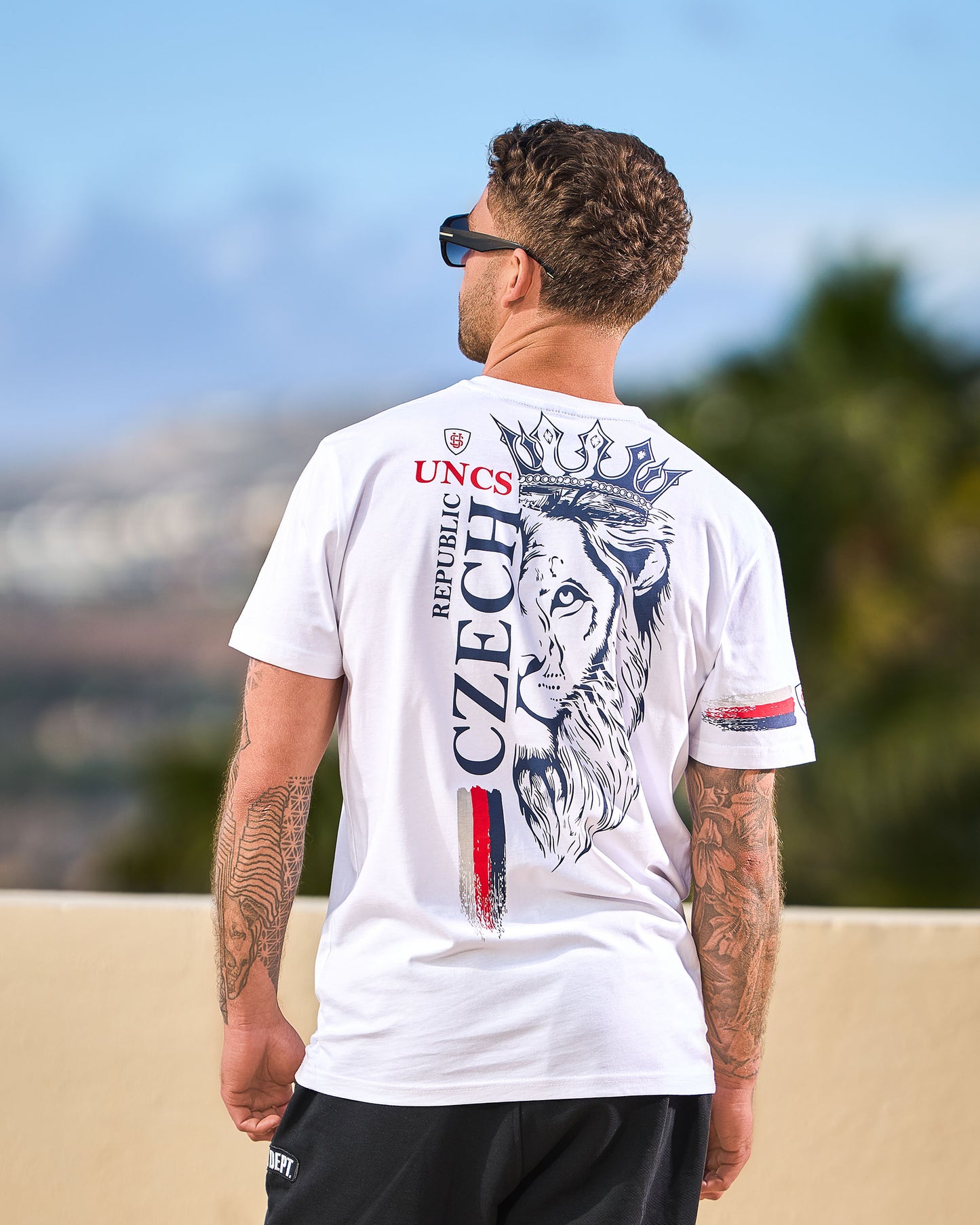 CZECH REPUBLIC III Men's T-Shirt WHITE
