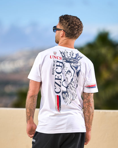 CZECH REPUBLIC III Men's T-Shirt WHITE