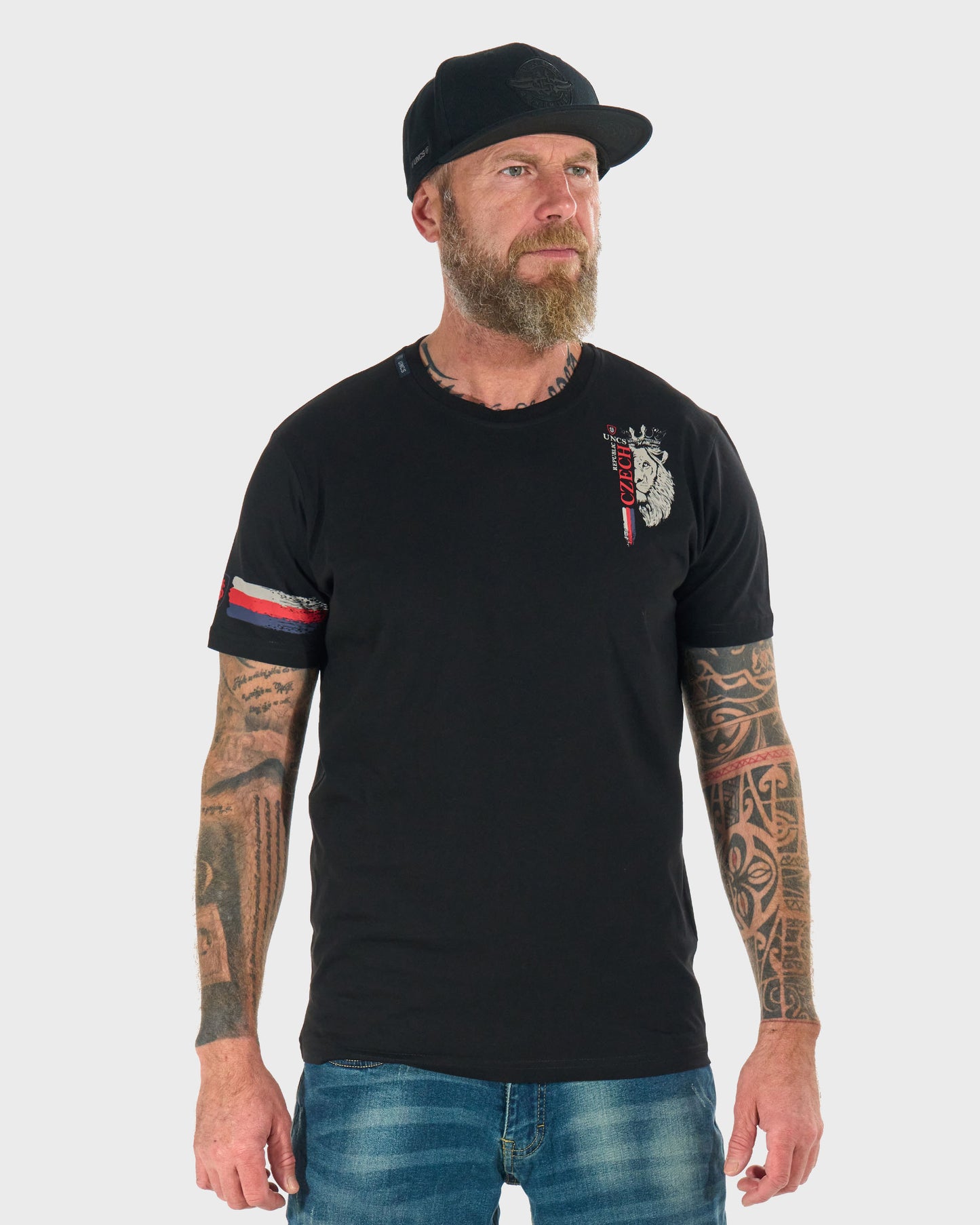 CZECH REPUBLIC III Men's T-Shirt BLACK