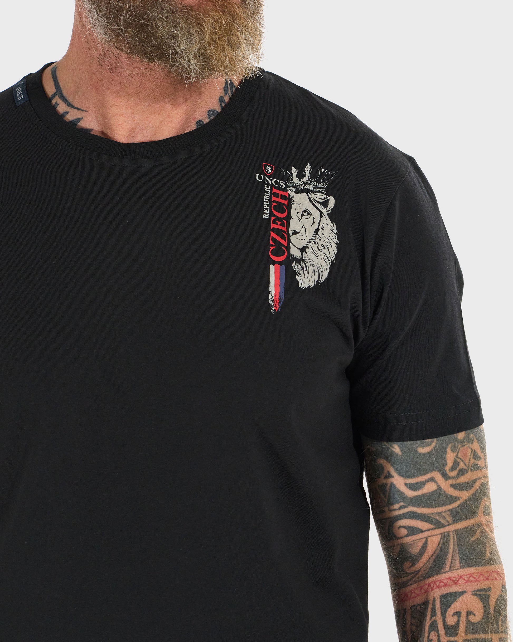 CZECH REPUBLIC III Men's T-Shirt BLACK