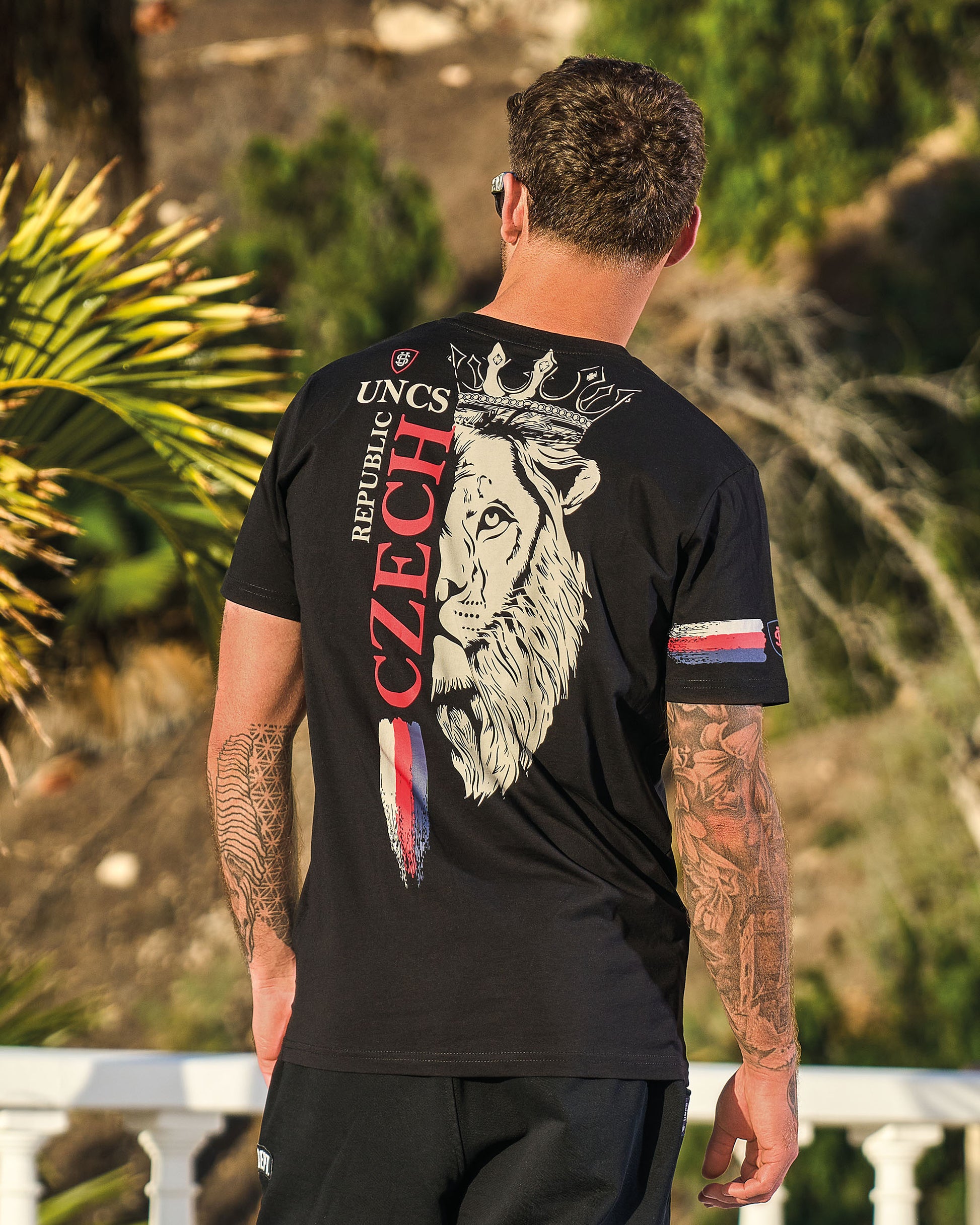 CZECH REPUBLIC III Men's T-Shirt BLACK
