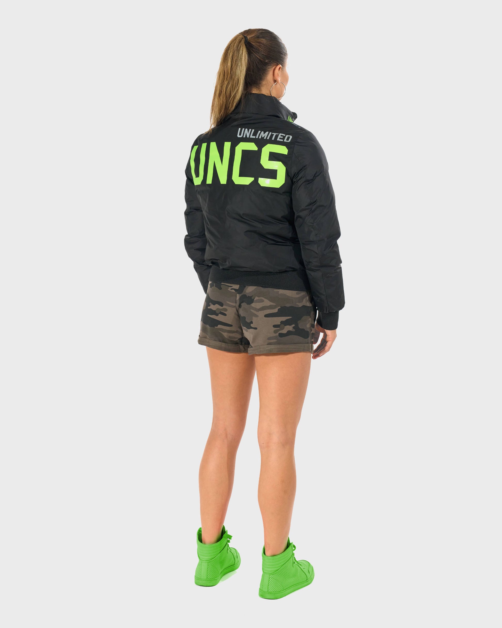 JOANA Women's Jacket BLACK/GREEN