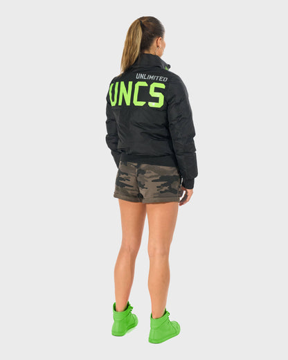 JOANA Women's Jacket BLACK/GREEN