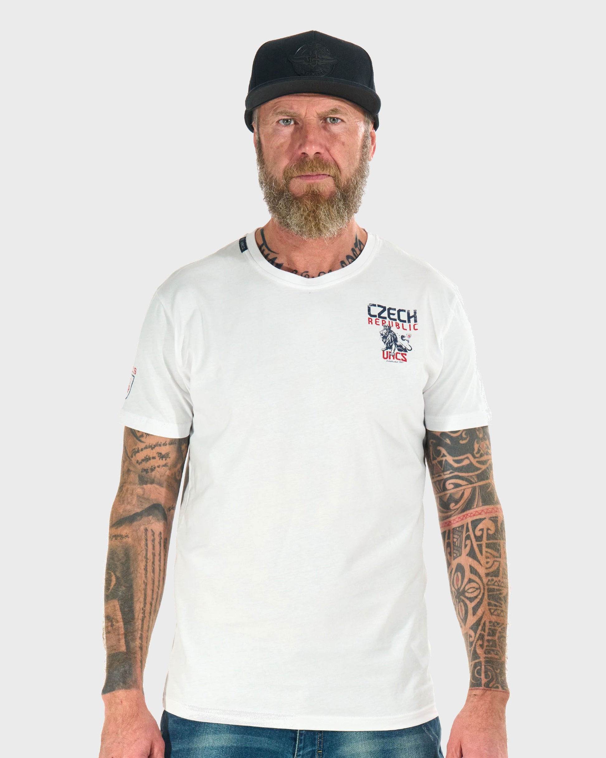 CZECH REPUBLIC Men's T-Shirt WHITE