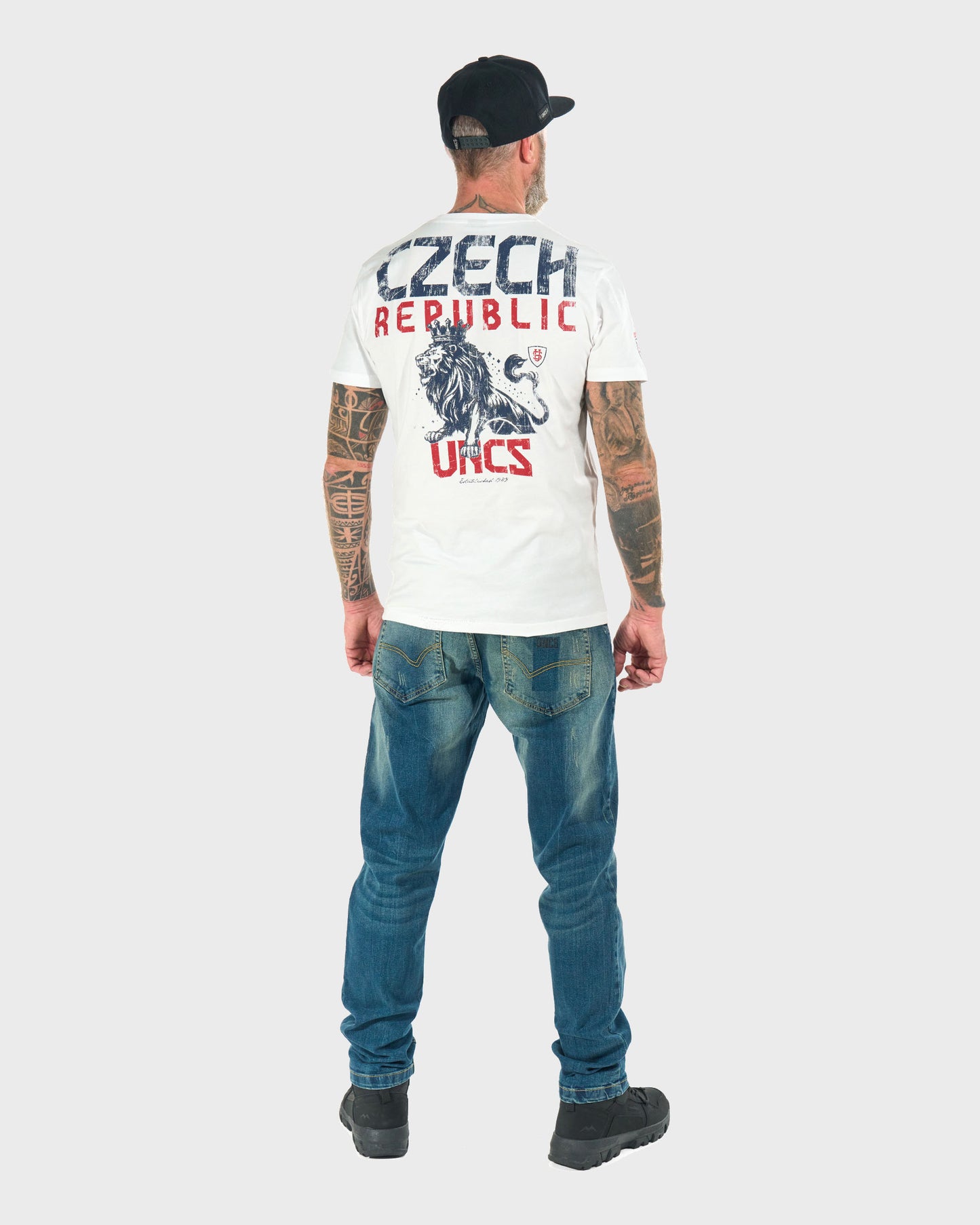 CZECH REPUBLIC Men's T-Shirt WHITE