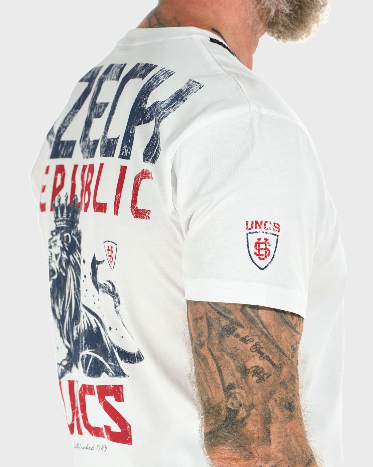 CZECH REPUBLIC Men's T-Shirt WHITE
