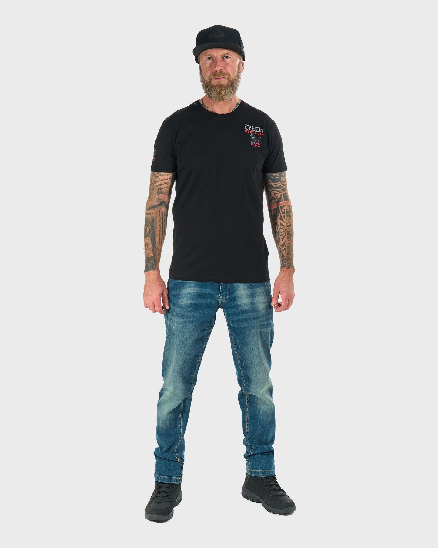 CZECH REPUBLIC Men's T-Shirt BLACK