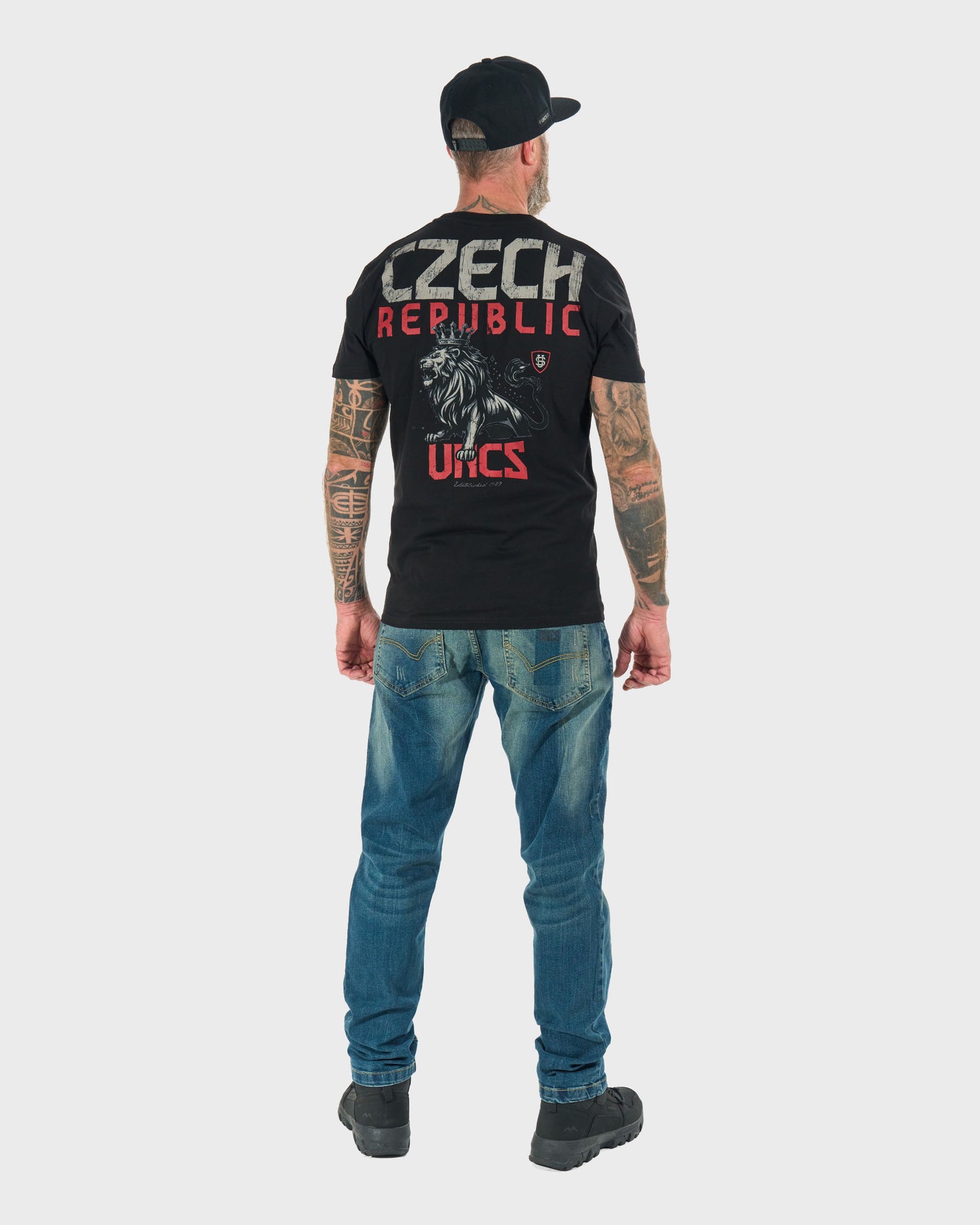 CZECH REPUBLIC Men's T-Shirt BLACK