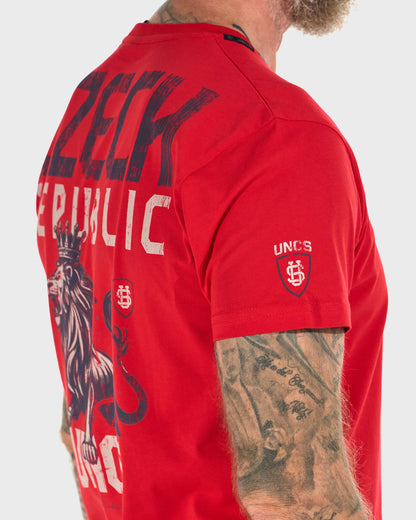 CZECH REPUBLIC Men's T-Shirt RED