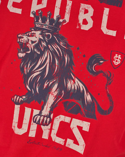 CZECH REPUBLIC Men's T-Shirt RED