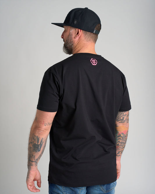 STAFFBULL III (Elasthan) Men's T-Shirt BLACK