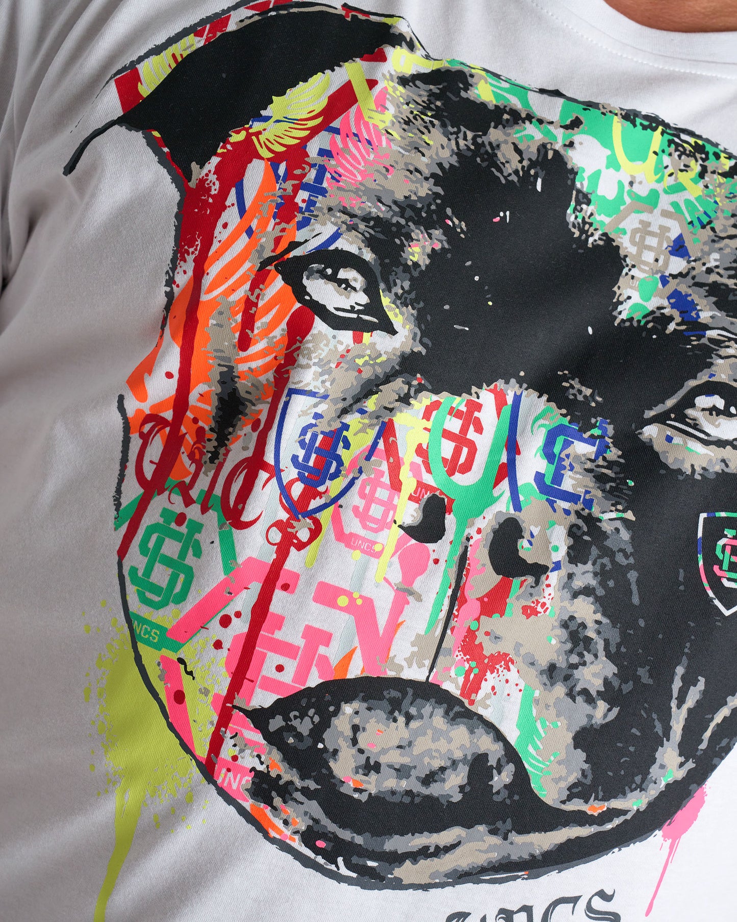 STAFFBULL III Men's T-Shirt WHITE