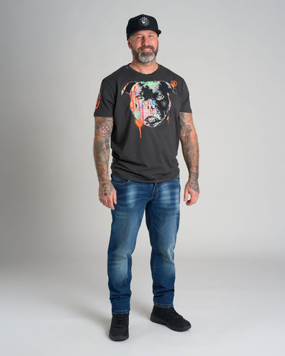 STAFFBULL III Men's T-Shirt ASPHALT