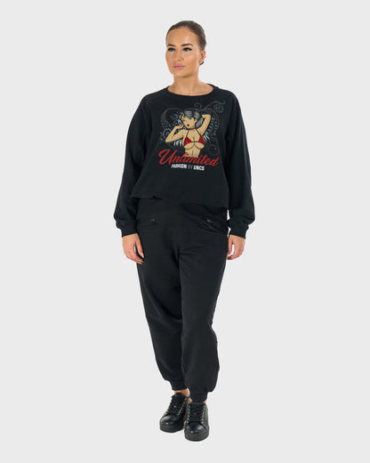 RITA Women's Sweatshirt BLACK