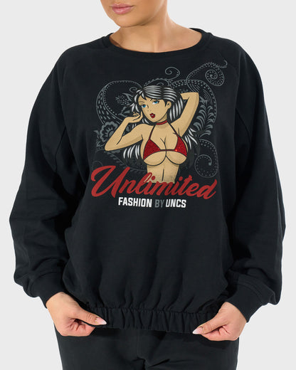 RITA Women's Sweatshirt BLACK