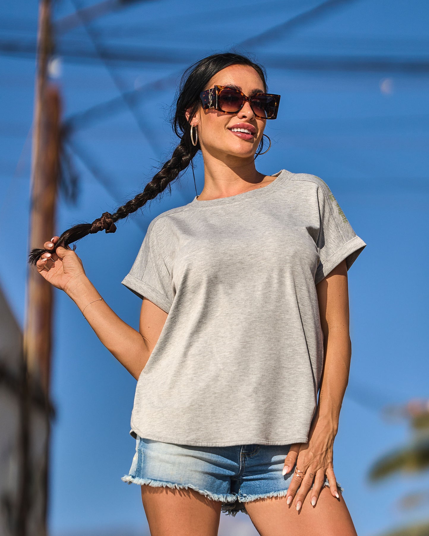 SYLVA Women's T-Shirt GREY