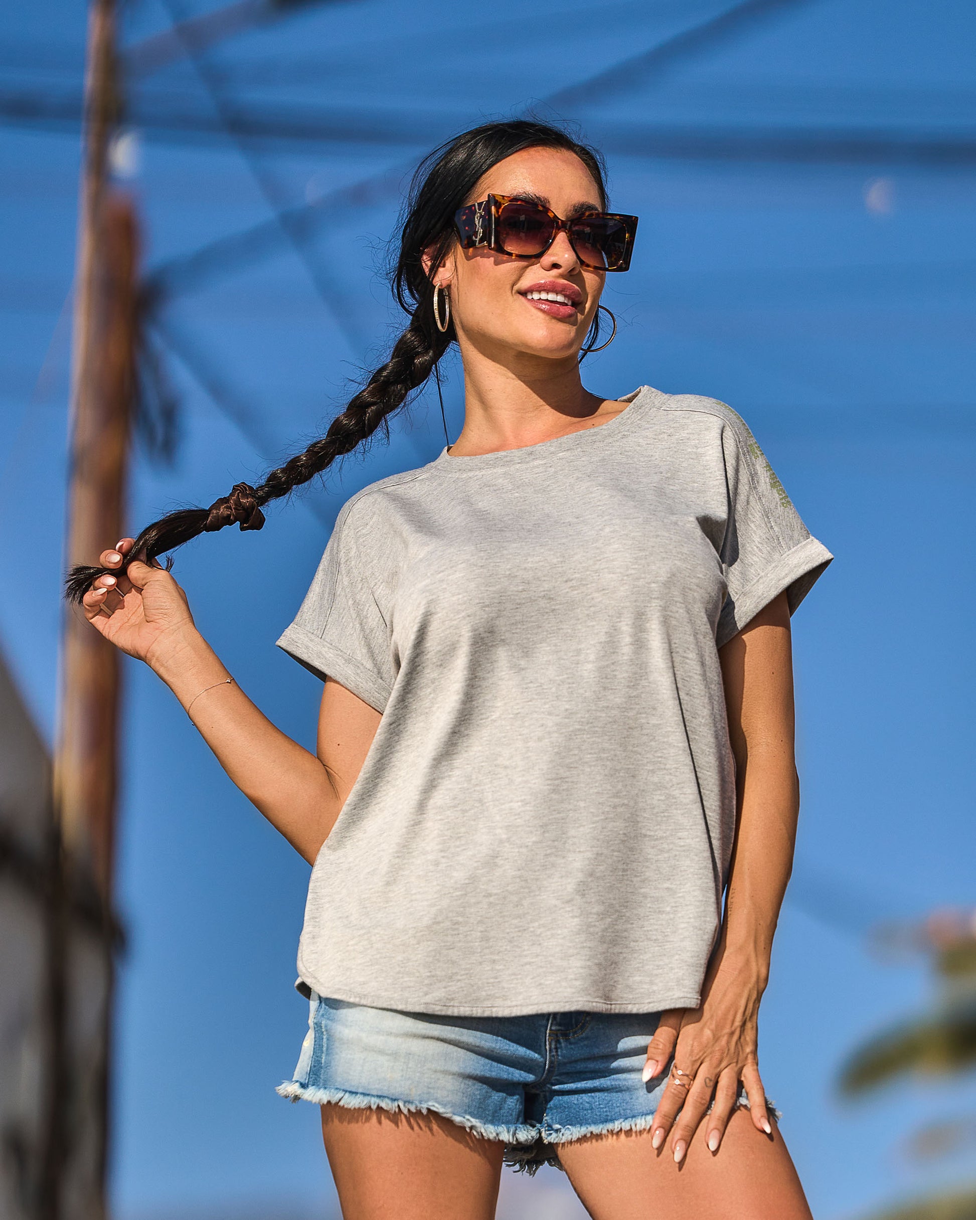 SYLVA Women's T-Shirt GREY