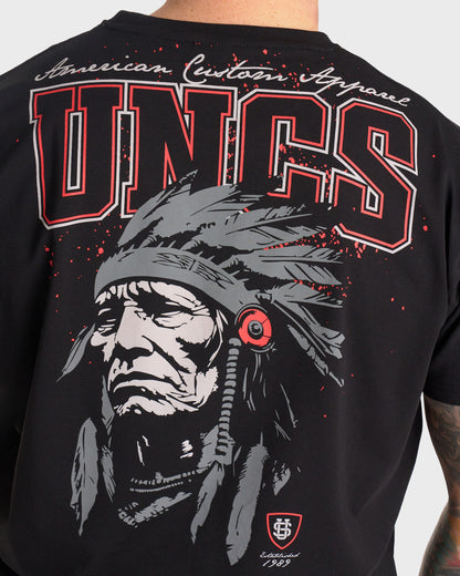 INDIAN Men's T-Shirt BLACK