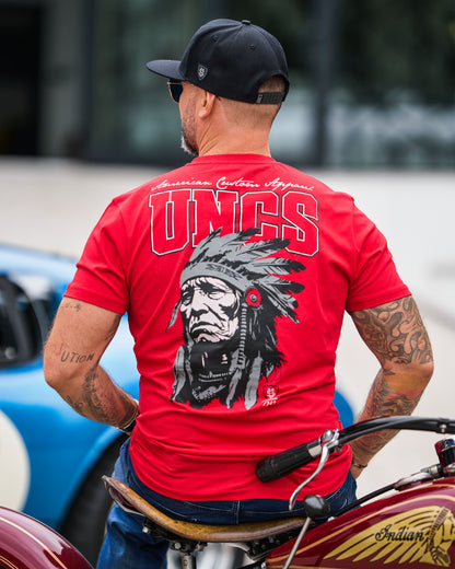 INDIAN Men's T-Shirt RED