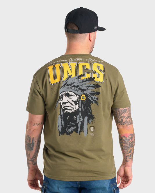 INDIAN Men's T-Shirt KHAKI