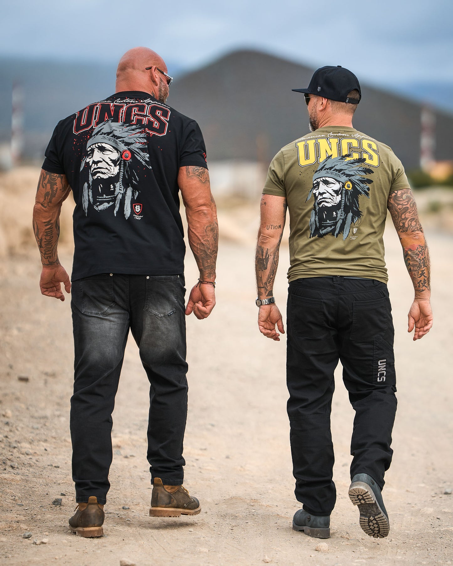 INDIAN Men's T-Shirt KHAKI