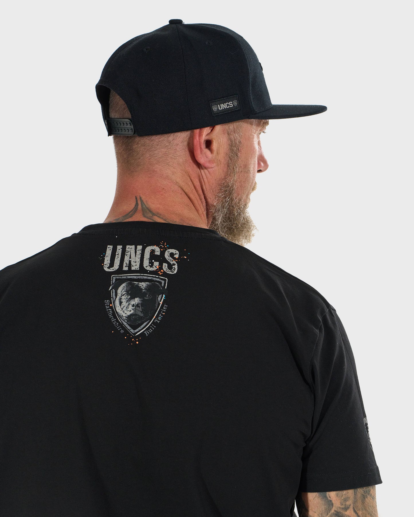 STAFFORDSHIRE BULL Men's T-Shirt BLACK