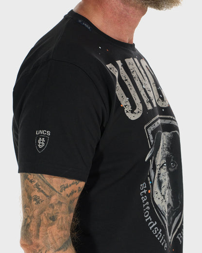 STAFFORDSHIRE BULL Men's T-Shirt BLACK