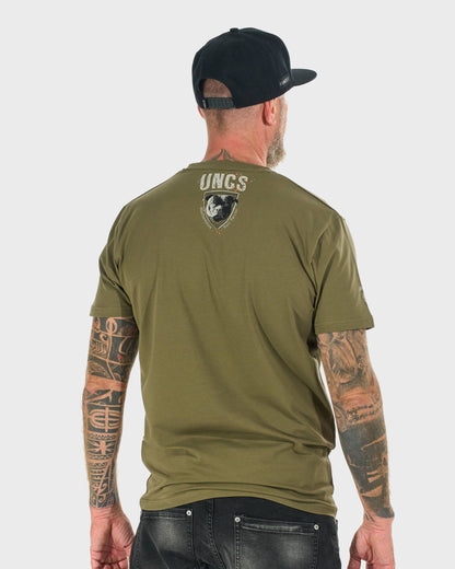 STAFFORDSHIRE BULL Men's T-Shirt KHAKI