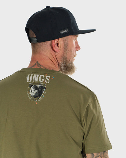 STAFFORDSHIRE BULL Men's T-Shirt KHAKI