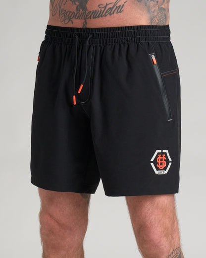 EDGAR II Men's Swimming Shorts BLACK