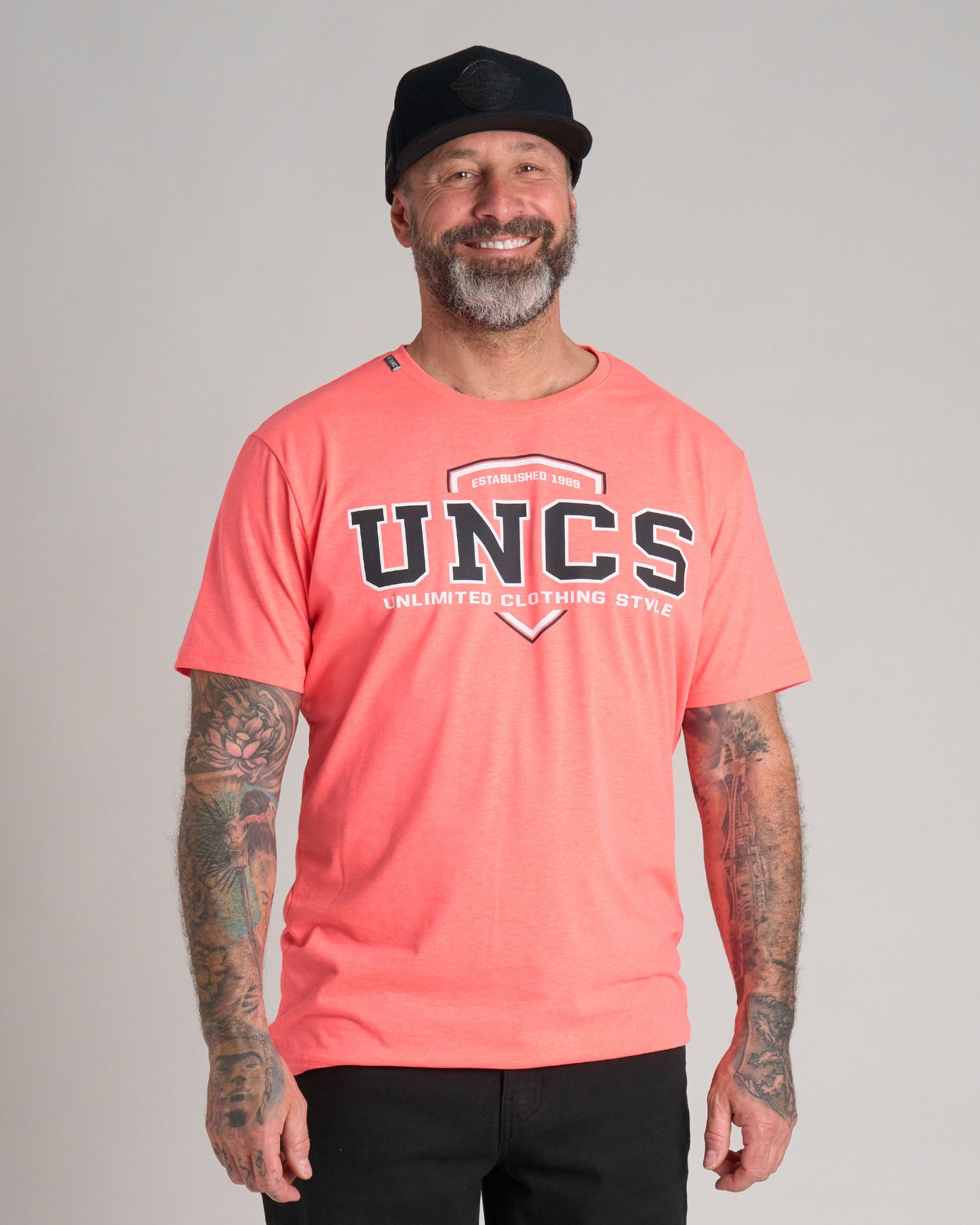 UNCS TEAM II Men's T-Shirt CORAL